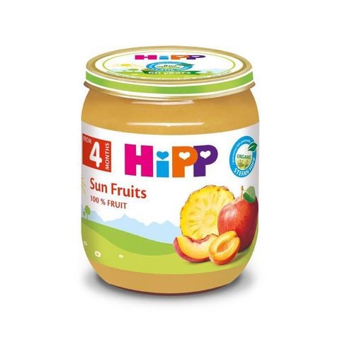 Dinh dưỡng đóng lọ Hipp Trái cây nhiệt đới 125g