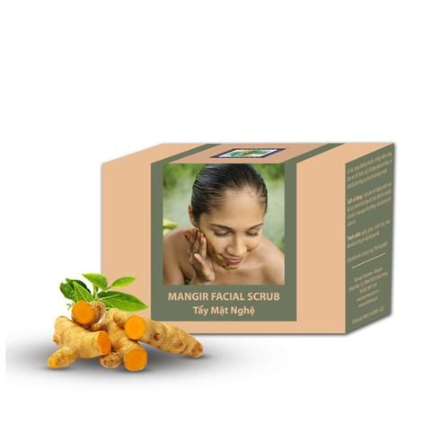 Tẩy mặt nghệ Mangir facial scrub 4x5g