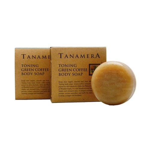 Xà bông tắm TANAMERA chiết xuất từ hạt cafe xanh 100g