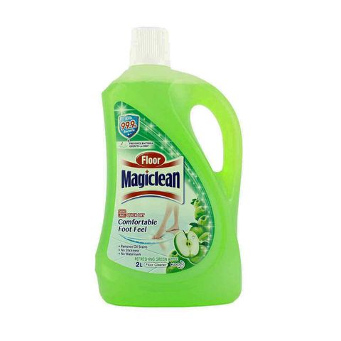 Nước lau sàn Magiclean hương táo xanh chai 2L