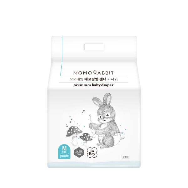 Bỉm quần Momo Rabbit Baby Panty Diapers size M dành riêng cho bé gái ...