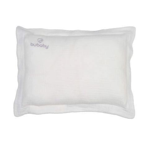 Gối Bu Baby Muslin BU Mun màu trắng