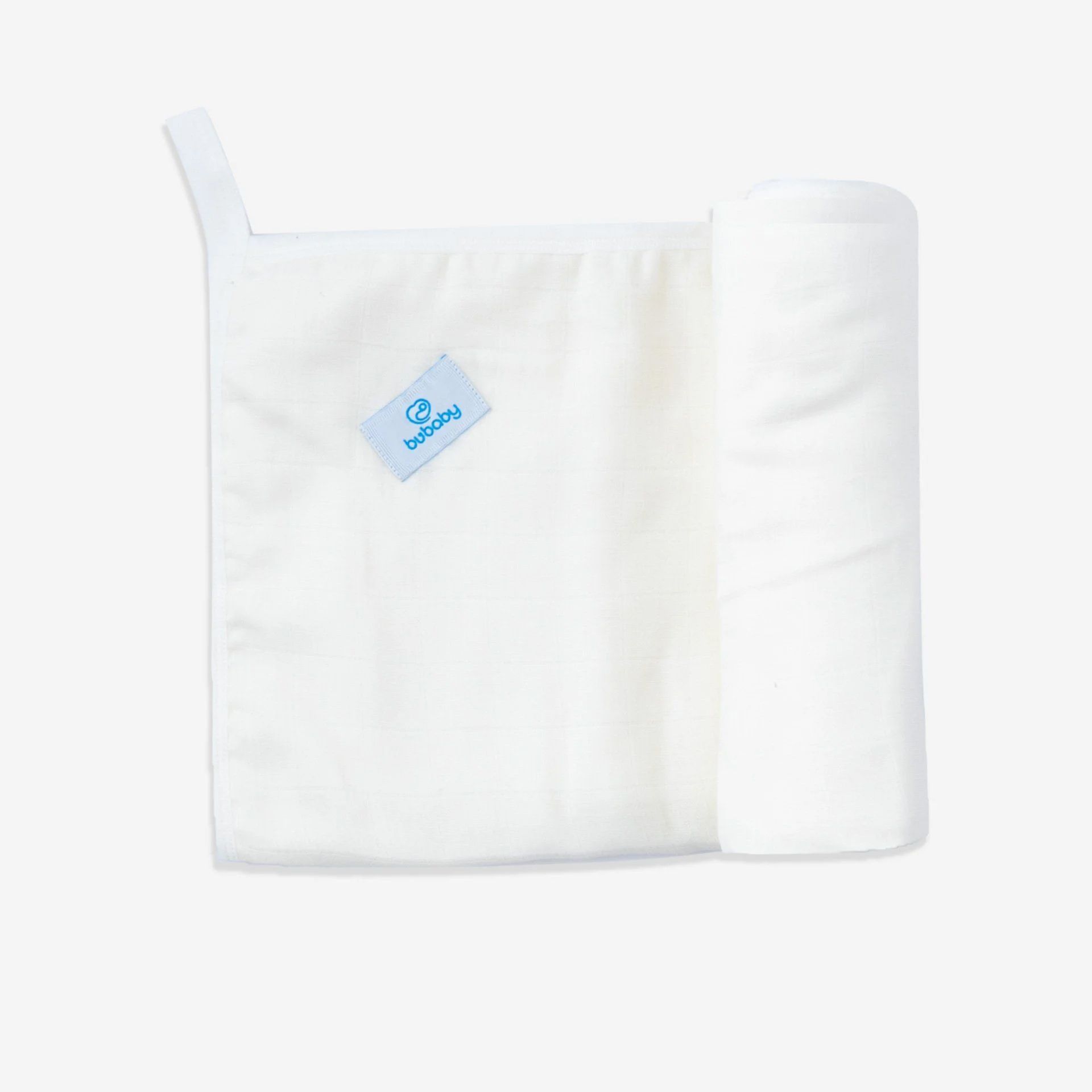 Khăn quấn đa năng Bu Baby Muslin Free size Trắng