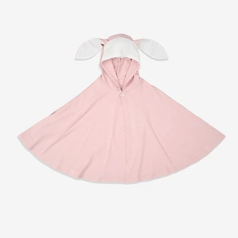 Áo choàng đa năng có mũ Bu Baby Bamco Kẻ hồng