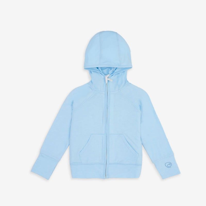 Áo đa năng khóa giữa Bu baby Bambus 4S xanh pastel