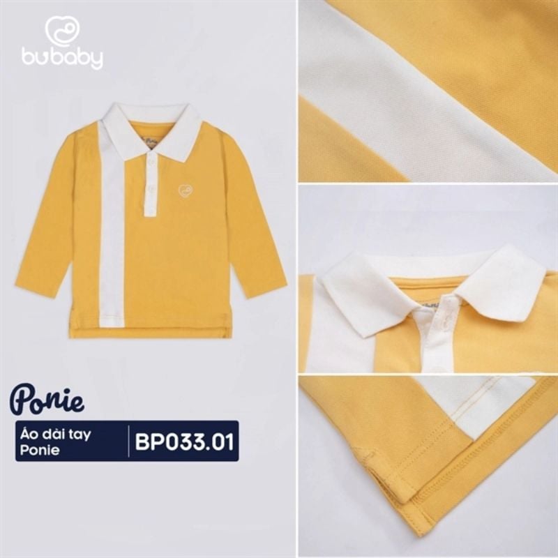 Áo dài tay Bu Baby BP033.01S Ponie Vàng