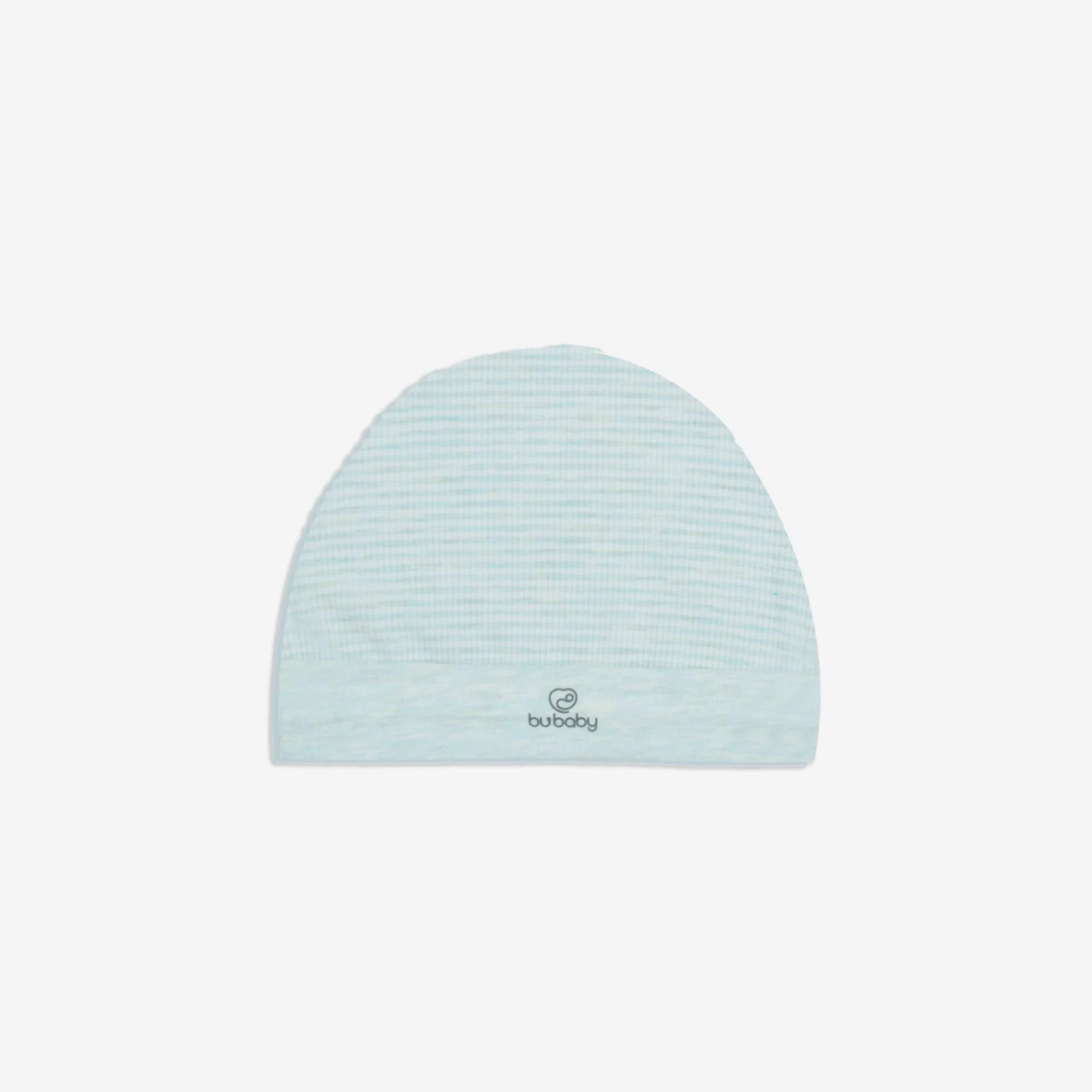 Mũ  tròn Bu Baby Free size Kẻ mint