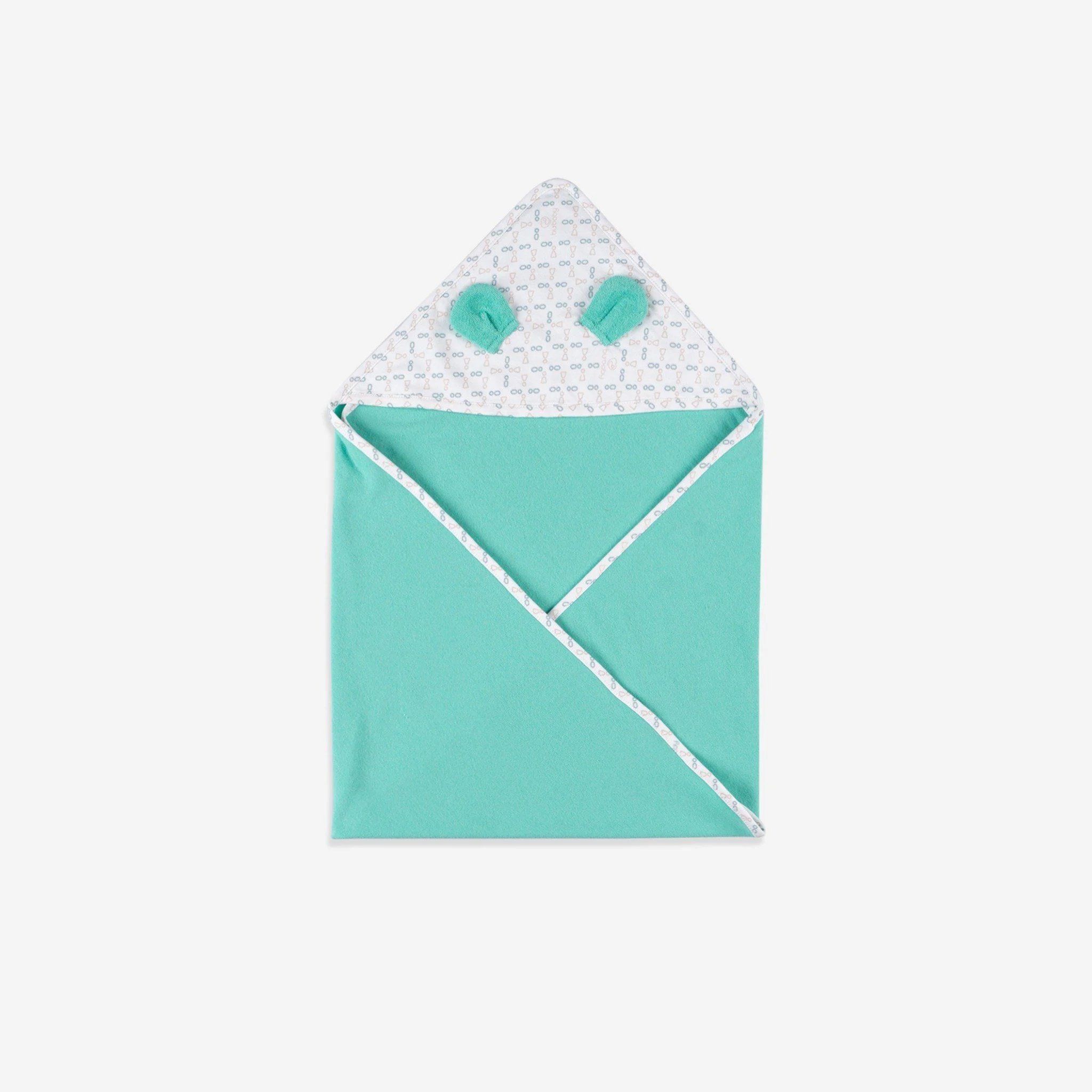 Khăn quấn đa năng Bu Baby Free size Xanh ngọc
