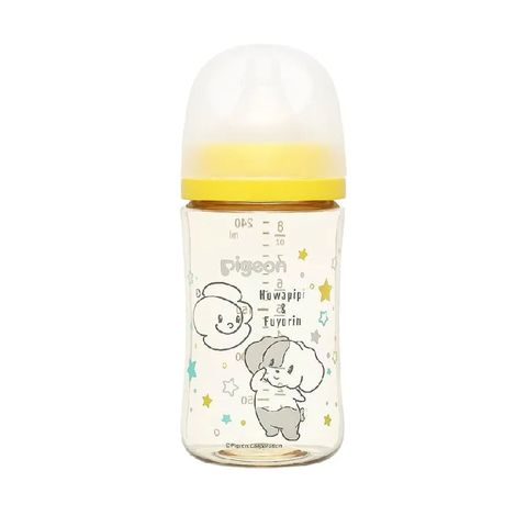 Bình Sữa Pigeon PPSU Howapipi WN3 240ML vàng