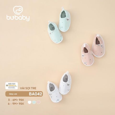 Giày vải BU Baby Bambus Hồng