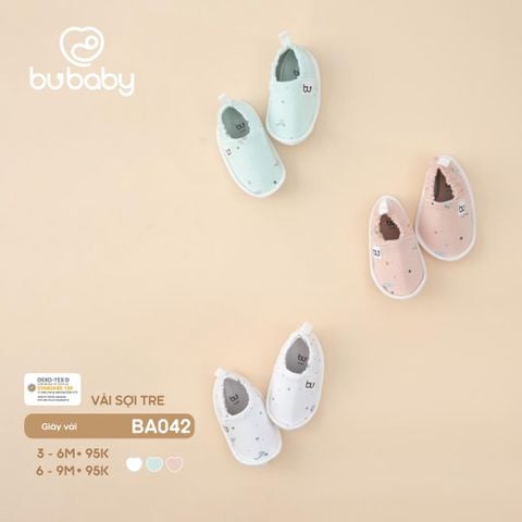 Giày vải BU Baby Bambus Trắng