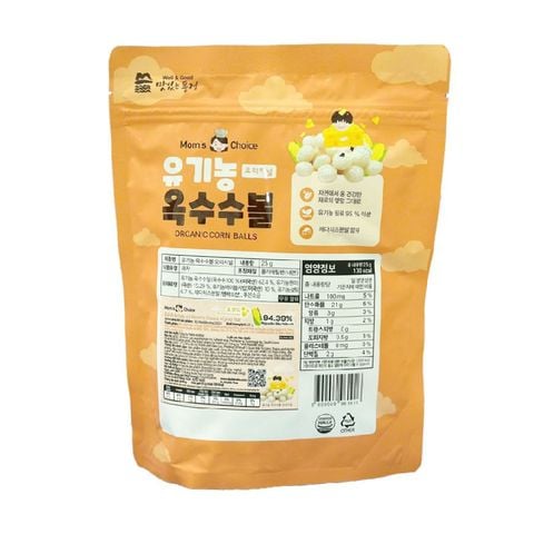 Bánh bi hữu cơ Mom's Choice vị phô mai 25g