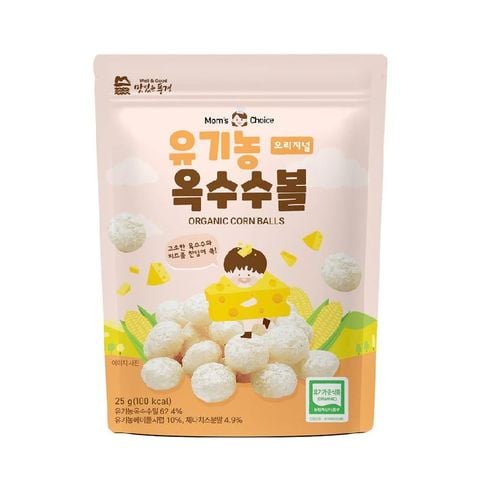 Bánh bi hữu cơ Mom's Choice vị phô mai 25g
