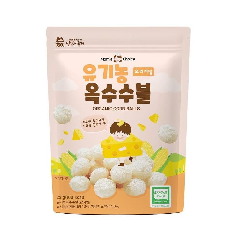 BÁNH BI HỮU CƠ MOM'S CHOICE VỊ PHÔ MAI 25G