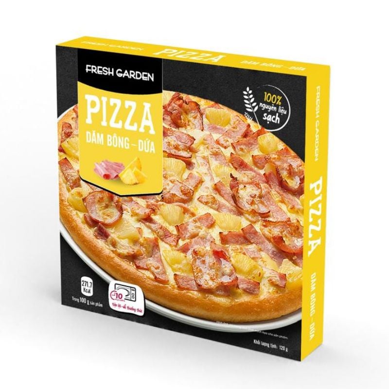 BÁNH PIZZA DĂM BÔNG DỨA 120G