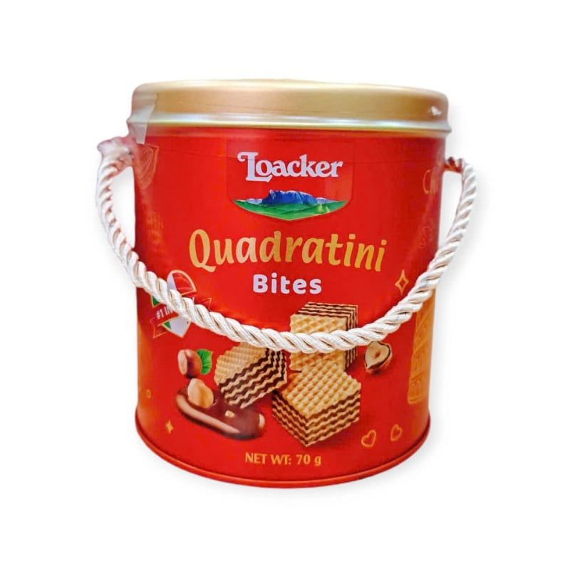 Bánh xốp Loacker Quadratini Bites 70g