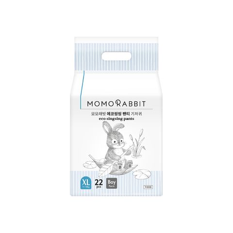 Bỉm quần Momo Rabbit Baby Panty Diapers size XL 22 dành cho bé trai