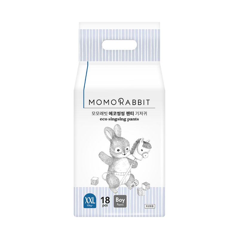 BỈM QUẦN MOMO RABBIT BABY PANTY DIAPERS SIZE XXL18 DÀNH CHO BÉ TRAI