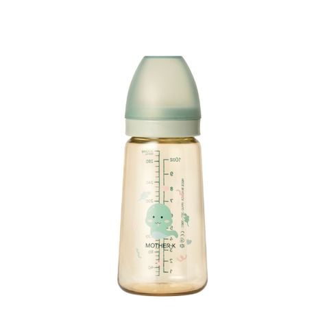 Bình sữa PPSU Hàn Quốc Mother-K 280ml (Bambam Xanh)