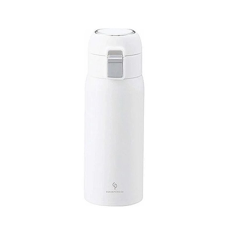 Bình giữ nhiệt nắp bật cao cấp 350ml màu trắng