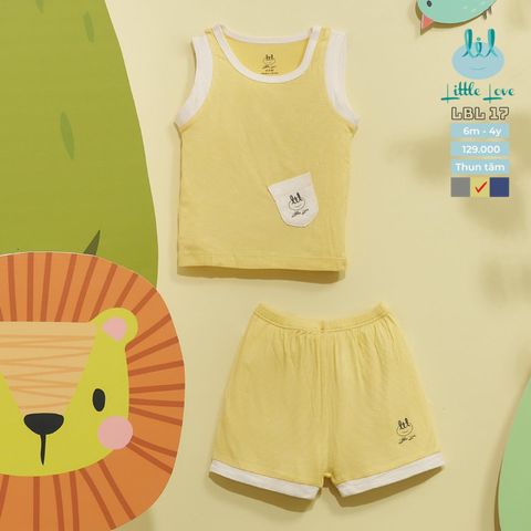 Bộ ba lỗ Bamboo LIL mã 01 màu vàng