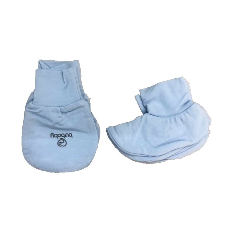 Bộ bao chân, bao tay Bambus Free size - blue