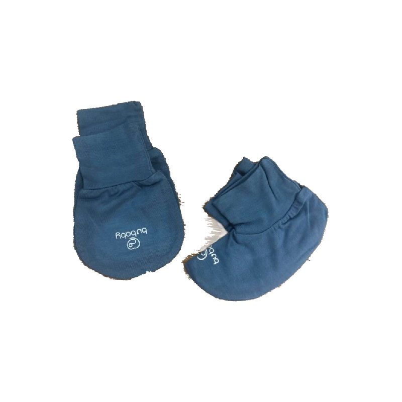 Bộ bao chân, bao tay Bambus Free size - xanh đậm
