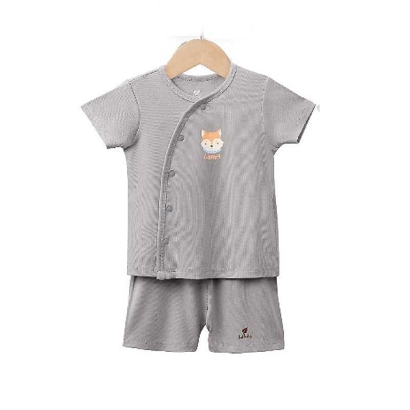 BỘ CÀI LỆCH CỘC TAY LULLABY NH214V MÀU GHI