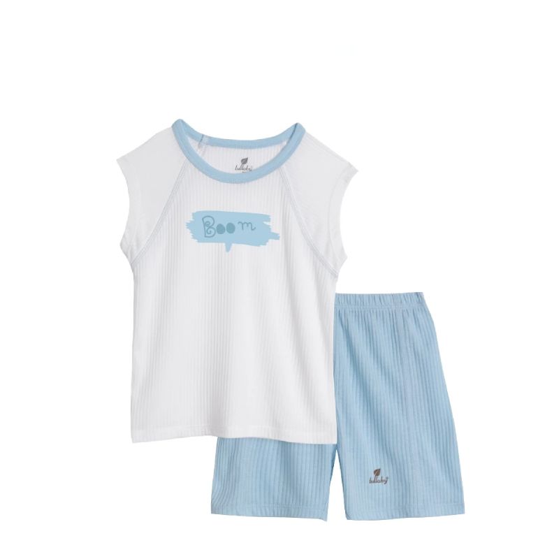 BỘ CỘC TAY BÉ TRAI LULLABY NH819R TRẮNG XANH NHẠT
