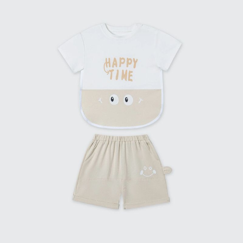 Bộ cộc tay La Pomme Happy time Be