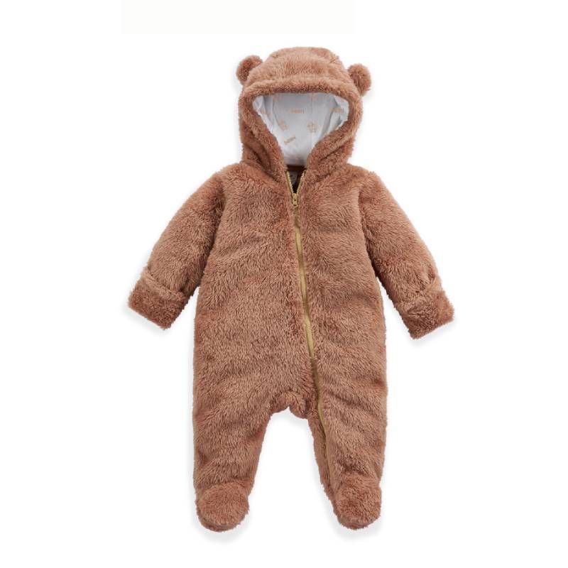 Bộ liền quần tất Lullaby NH253V nâu