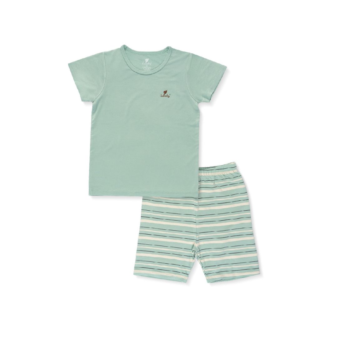 BỘ LULLABY CỘC TAY VIỀN CỔ NH398M - XANH MINT