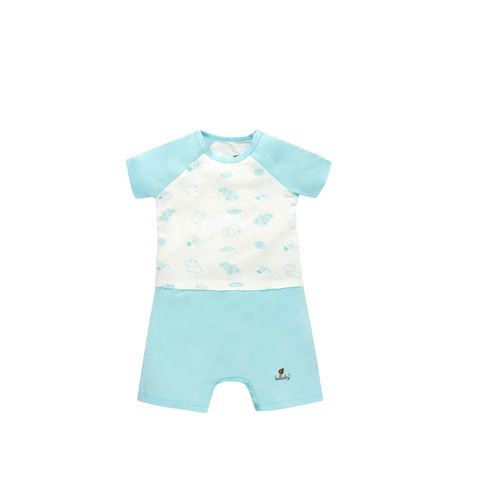 Bộ Romper Lullaby NH690P Trắng in chim