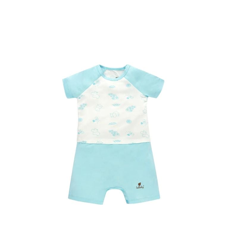 BỘ ROMPER LULLABY NH690P TRẮNG IN CHIM