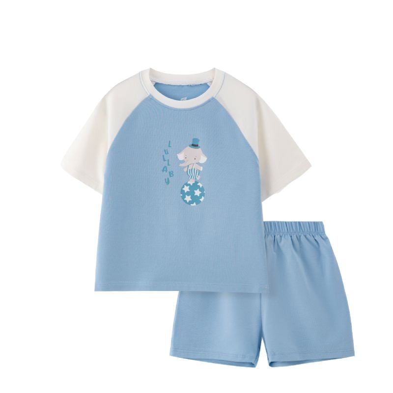 BỘ BÉ TRAI LULLABY CỘC TAY NH325N XANH BLUE