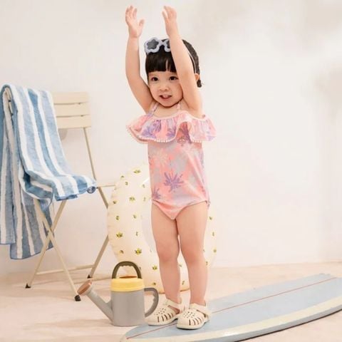 Bộ bơi liền thân La Pomme cách điệu thời trang Cam