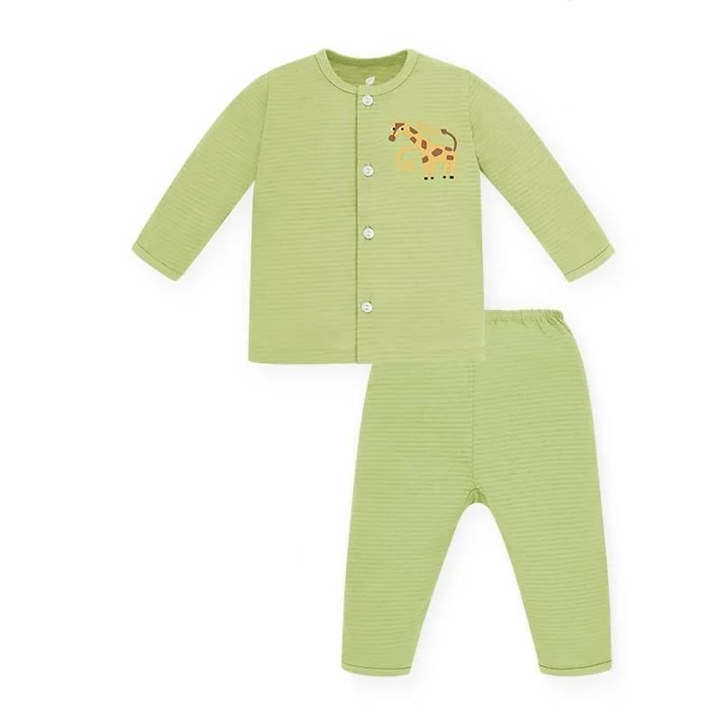 Bộ cài giữa Lullaby tay dài NH68B Xanh cốm