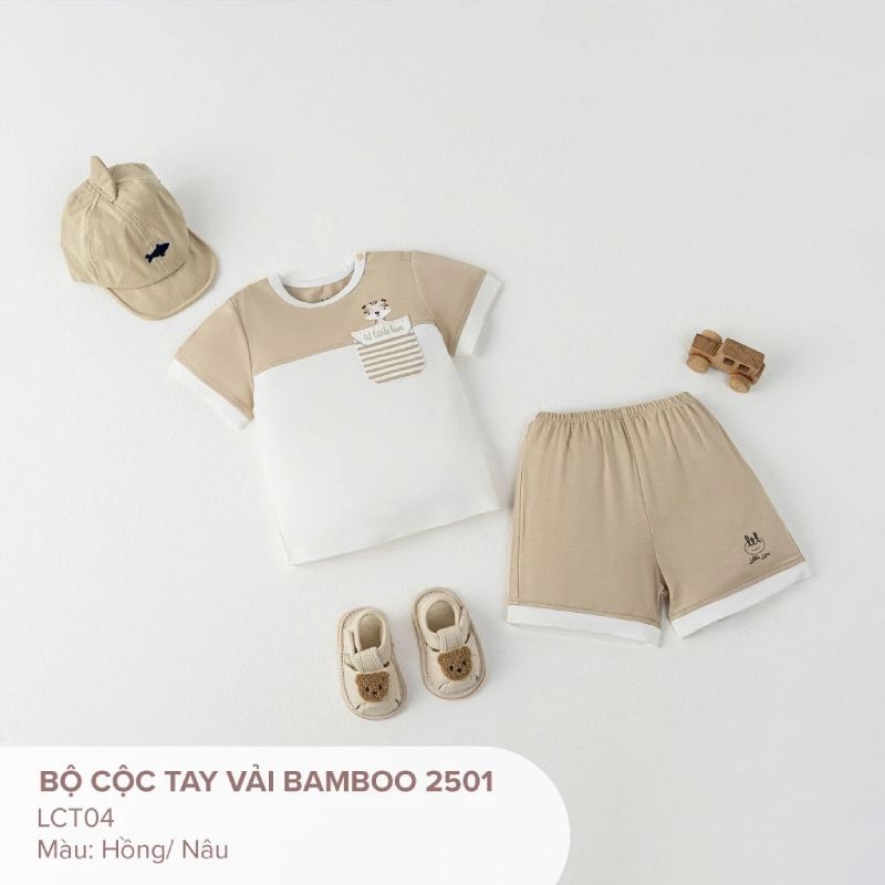 BỘ CỘC TAY BAMBOO BY LIL VẢI BAMBOO 2501 NÂU