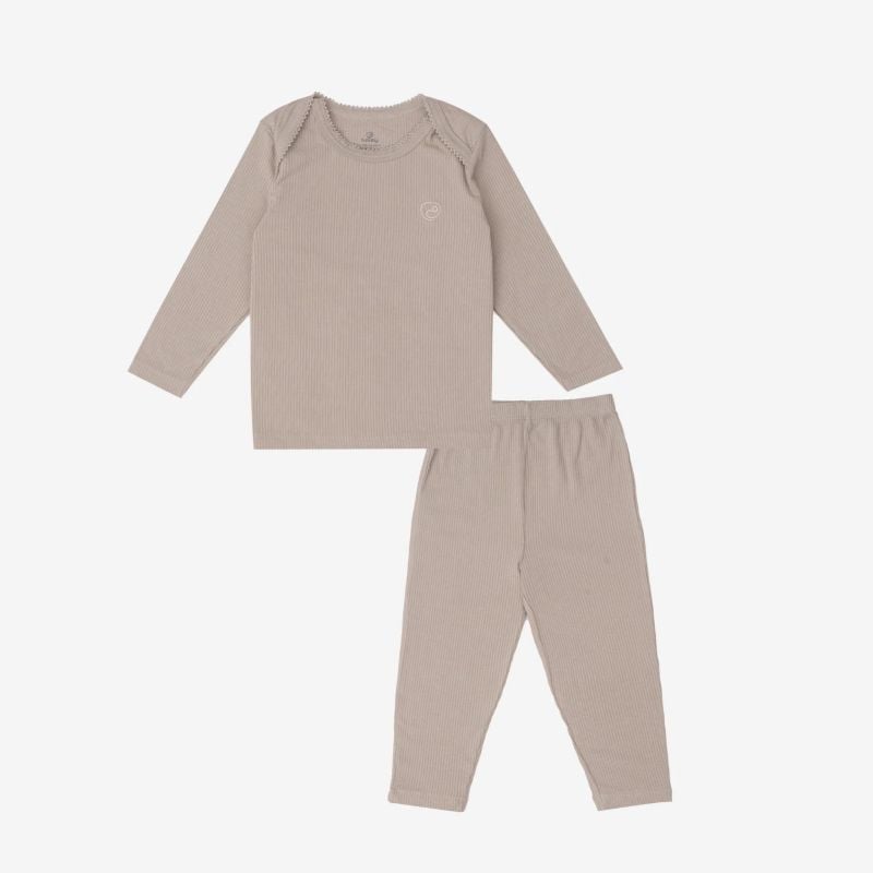 BỘ DÀI TAY CỔ CHỒM BU BABY MOLIST BE ĐẬM