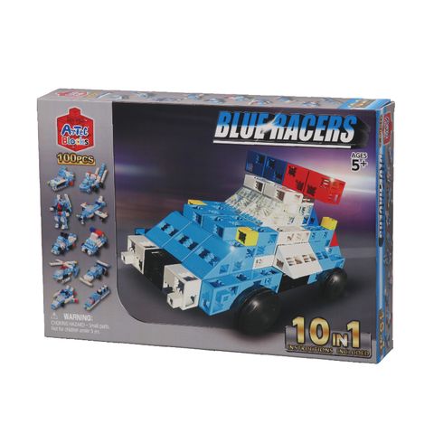 Bộ đồ chơi Artec xếp hình đa diện siêu xe và robot