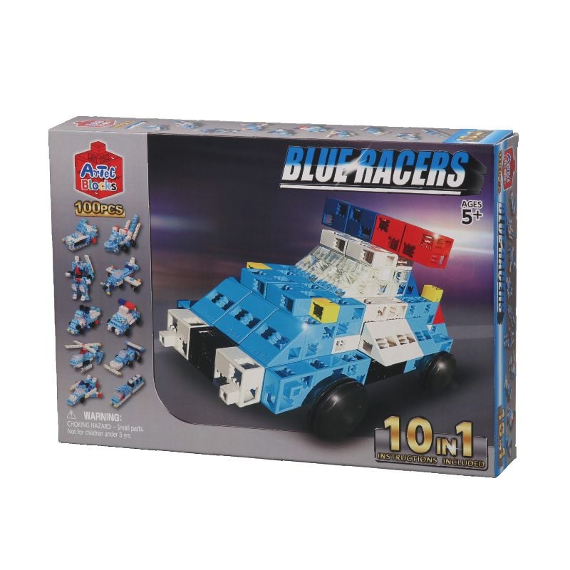 Bộ đồ chơi Artec xếp hình đa diện siêu xe và robot