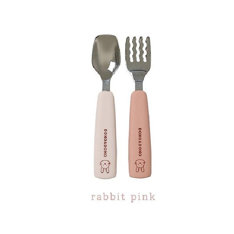 BỘ THÌA, NĨA ĂN DẶM DONO&DONO-RABBIT PINK