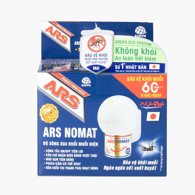 Bộ xông xua đuổi muỗi điện ARS Nomat P60