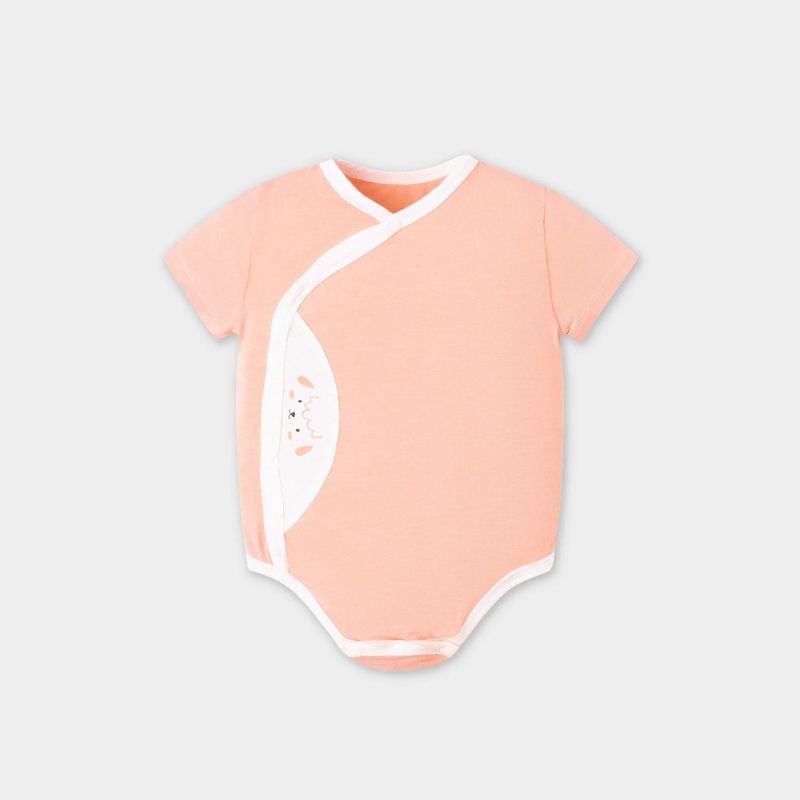 Body chip cộc tay La Pomme Bé Xù Hồng