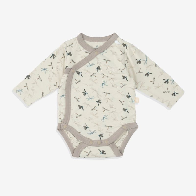 Body chip dài tay Bu Baby cài chéo Dona Be in chuồn chuồn