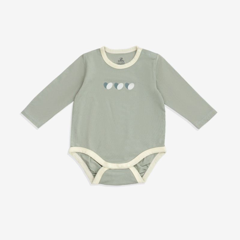 Body chip dài tay cài vai Bu baby Gloute Xanh matcha
