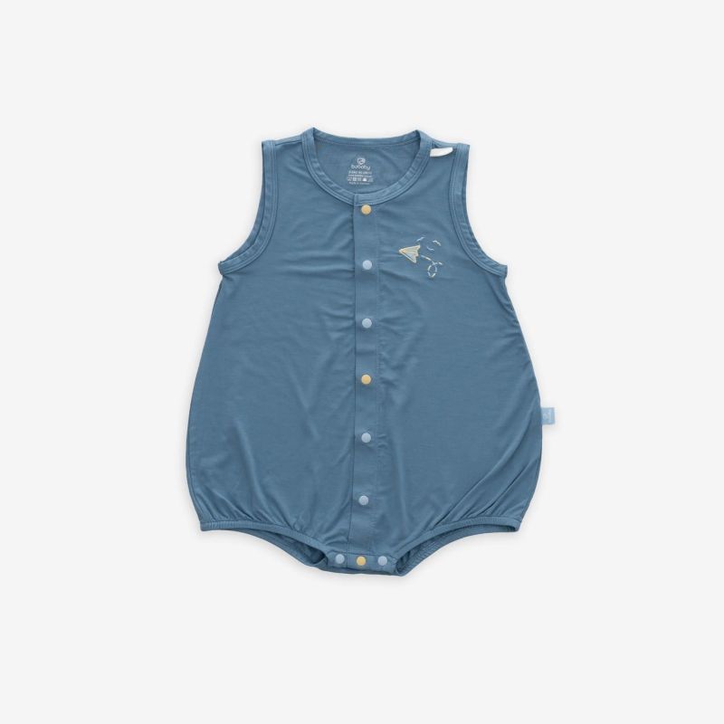 Body chip sát nách cài giữa Bu Baby Bambus Gami Xanh đậm