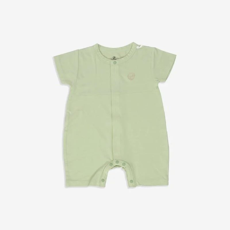 Body đùi, ngắn tay Bu Baby cài giữa Xanh matcha