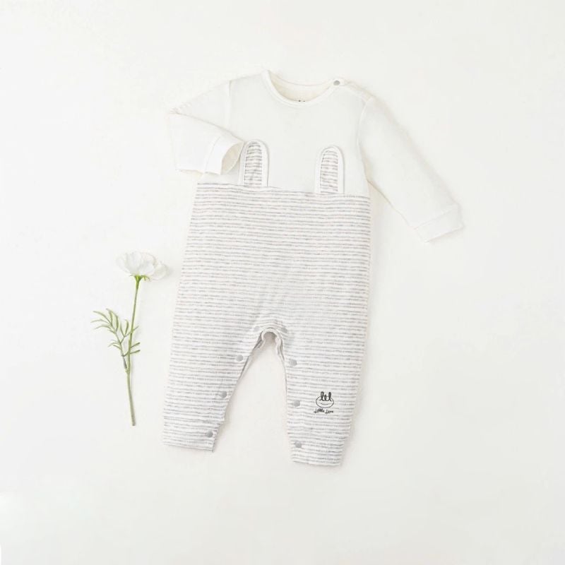 BODY BAMBOO BY LIL TAI THỎ VẢI KẺ MODAL GHI