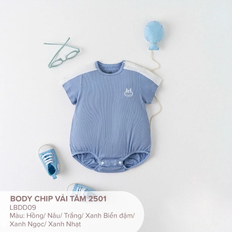 BODY CHIP BAMBOO BY LIL VẢI TĂM 2501 XANH BIỂN ĐẬM